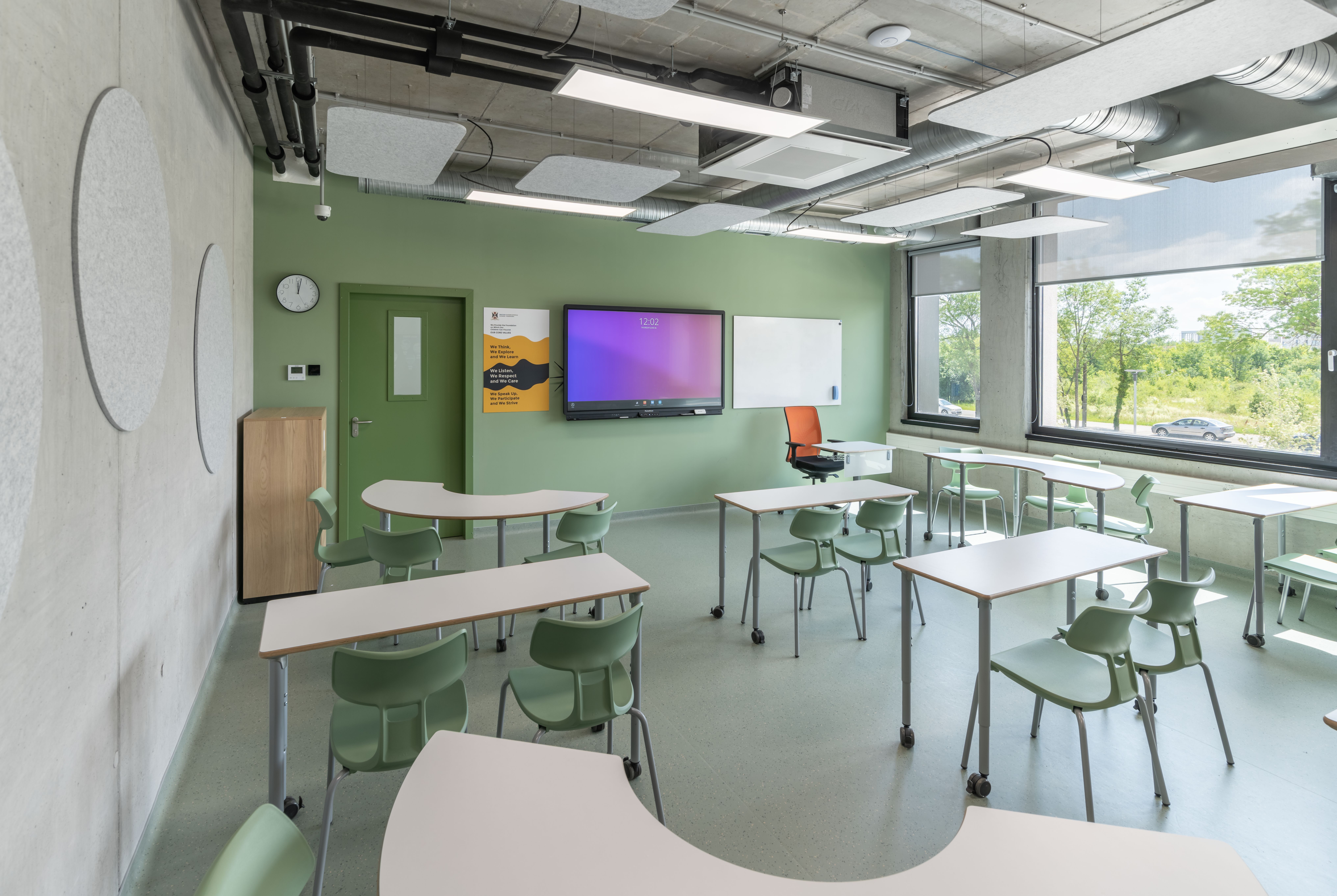 Classroom interior at the British International School of Timișoara